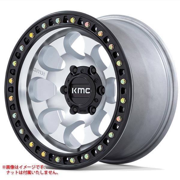 KMC KM550 ライオト SBL 8.5-17 マシーンブラックリップ