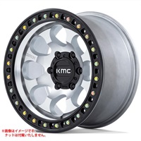 KMC KM550 ライオト SBL 8.5-17 マシーンブラックリップ