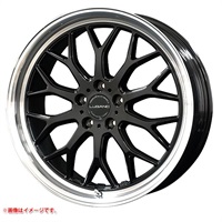 コスミック ヴェネルディ ルガーノ 8.0-19 ブラックメタリックリムミラーカット BKMRMC