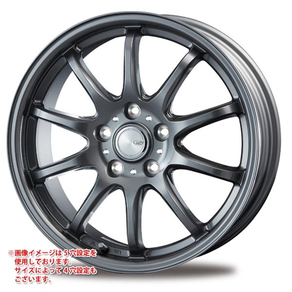 インターミラノ クレール ZT10 7.5-18 ガンメタ GM