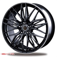 インターミラノ ボルテック ユーロメッシュ 8.5-20 ブラックリムフランジポリッシュ BK/FP