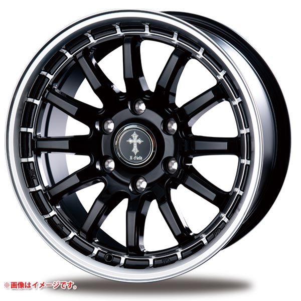 インターミラノ クロスフィールド アルファ 7.5-17 ブラックリムポリッシュ BK/RP