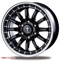 インターミラノ クロスフィールド アルファ 7.5-17 ブラックリムポリッシュ BK/RP