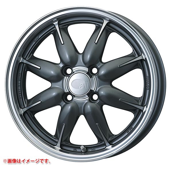 エンケイ オールワン 5.0-15 マシニングガンメタリック M/GM