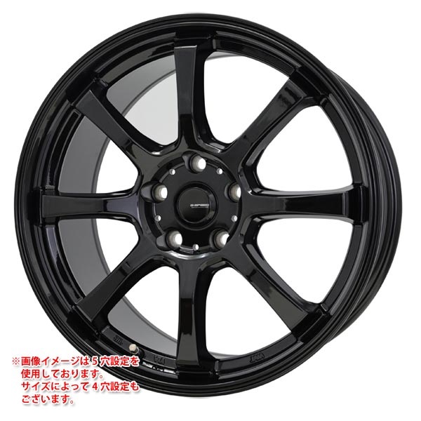 ホットスタッフ ジースピード G-08 6.0-15 メタリックブラック