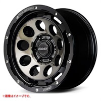 レイズ デイトナ D9 8.5-17 ブラックディスククリアスモーク BEL