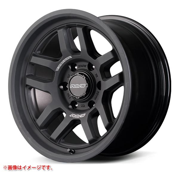 レイズ デイトナ Ｄ325 8.0-17 マットブラック BPJ