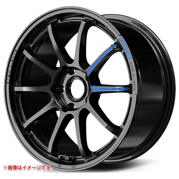 レイズ グラムライツ 57NR スペックM 7.0-17 グロッシーブラック GX