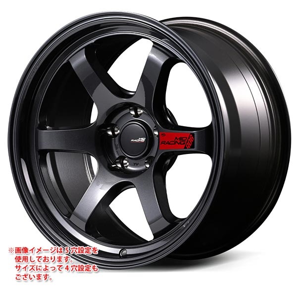 マルカサービス MID レーシング R06 7.5-17 クリスタルブラック