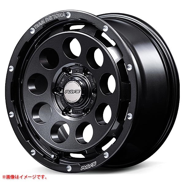 レイズ デイトナ D9 スペックM 6.5-16 スーパーダークガンメタ ANL