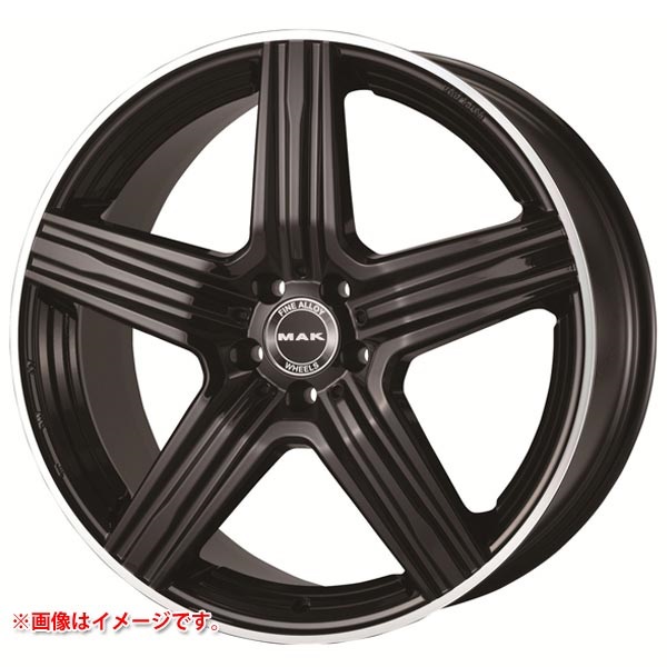 MAK MAK ルイス 9.5-20 グロスブラックミラーリング