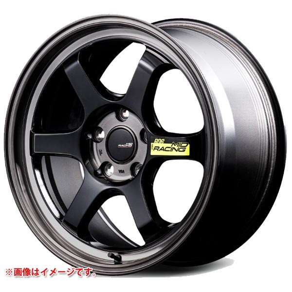 マルカサービス MID レーシング R06 8.5-18 ブラッククリアポリッシュ