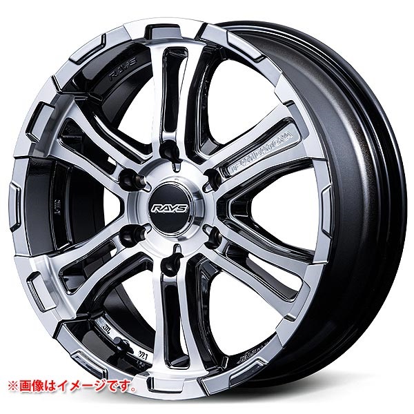 レイズ FDX-SG 6.5-17 DCサイドレイズブラックメタルコート SAJ