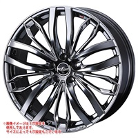 ウェッズ レオニス SC 6.5-17 ブラックメタルコートミラーカット BMCMC