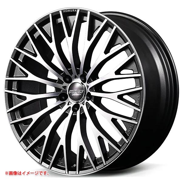 レイズ ホムラ 2x15R 9.0-22 セミグロスDMCサイドグラスブラック 6BJ