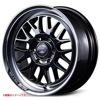 レイズ ホムラ 2x9L-RA ジェットブラック 6.5-17 ブラッククロームコーティングリムDMC YAJ