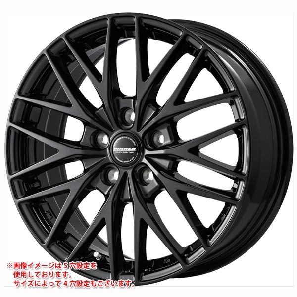 ホットスタッフ ヴァーレン W07 6.0-15 メタリックブラック MBK