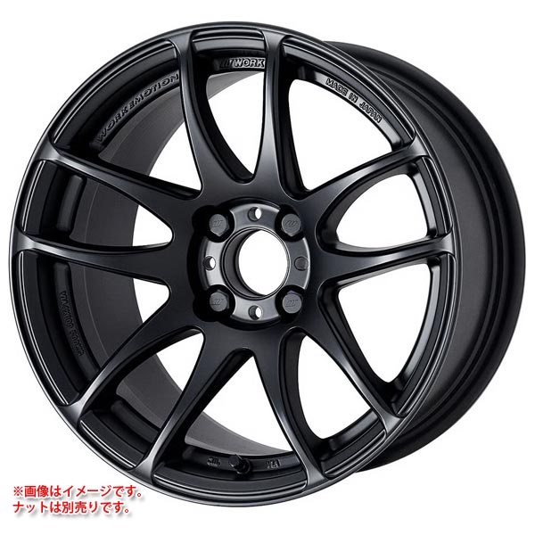 ワーク エモーション CR極 5.0-15 マットブラック MBL