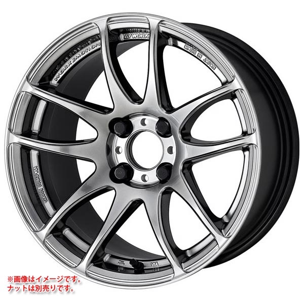 ワーク エモーション CR極 5.0-15 グリミットシルバー GTS