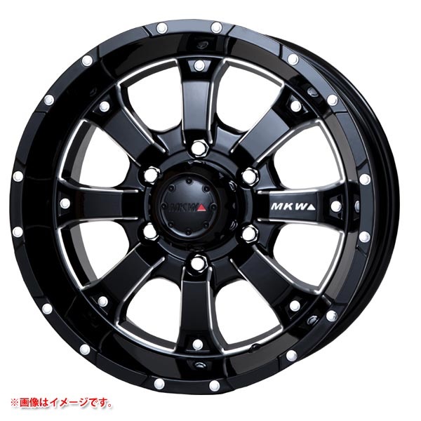 MKW MK-46 M/L+ 8.0-17 ミルドブラック
