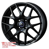 ウェッズ レオニス ナヴィア 06 5.0-16 マットブラックリムポリッシュMBP MBP