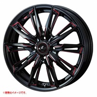 ウェッズ レオニス GX 5.0-16 ブラックSCマシニングレッド BK/SCRED