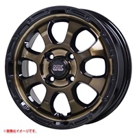 ホットスタッフ マッドクロスグレイス 4.5-14 ブロンズクリアリムブラック BRC/BK