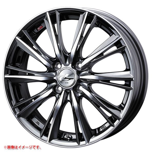 ウェッズ レオニス WX 4.5-15 ブラックメタルコートミラーカット BMCMC