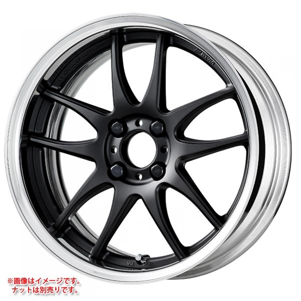 ワーク エモーション CR 2P 8.5-16 マットブラック MBL