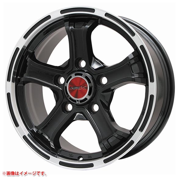 ビッグウェイ B マッド K 8.0-18 グロスブラックリムポリッシュ