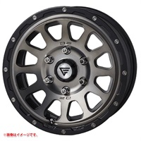 デルタフォース デルタフォース オーバル 8.0-17 マットスモークポリッシュ