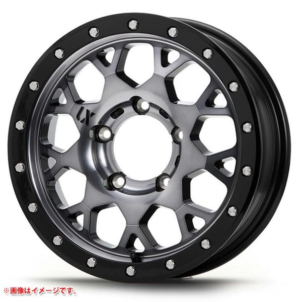 MLJ エクストリームJ XJ04 5.5-16 グロスブラックマシーンスモーククリア GB/SM