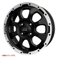 ホットスタッフ マッドクロスグレイス 4.5-14 セミグロスブラックリムポリッシュ GB/P