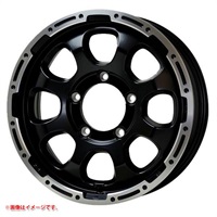 ホットスタッフ マッドクロスグレイス 5.5-16 セミグロスブラックリムポリッシュ GB/P