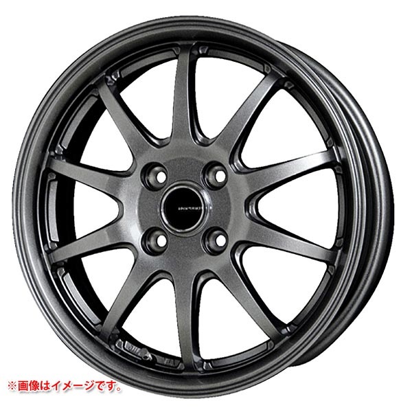 ホットスタッフ ジースピード G-04 5.5-14 ダークシルバー