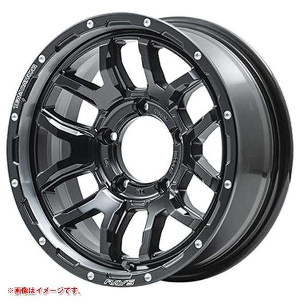 レイズ デイトナ F6 ブースト 6.0-16 セミグロスブラック N1