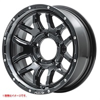 レイズ デイトナ F6 ブースト 6.0-16 セミグロスブラック N1