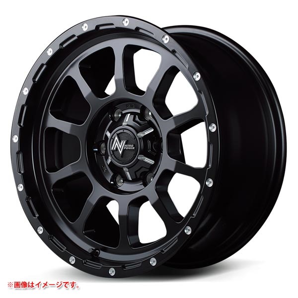 マルカサービス ナイトロパワー M10 パーシング 6.5-16 セミグロスブラックマシニング SB