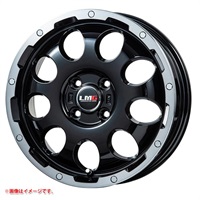 レアマイスター LMG CS-9 4.5-14 BKブラッククリアリム