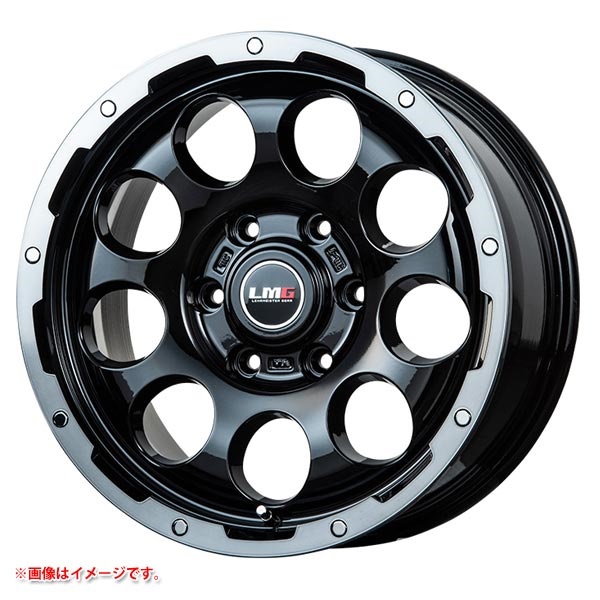 レアマイスター LMG CS-9 7.5-17 BKブラッククリアリム