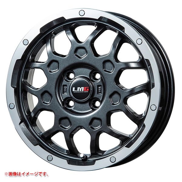 レアマイスター LMG MS-9W 4.0-12 ガンメタリムポリッシュ