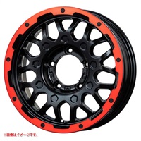 レアマイスター LMG MS-9W 5.5-15 マットブラックレッドリム