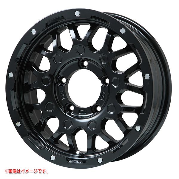 レアマイスター LMG MS-9W 5.5-16 グロスブラック