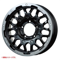 レアマイスター LMG MS-9W 5.5-16 BKブラッククリアリム