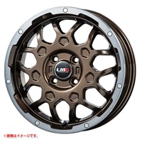 レアマイスター LMG MS-9W 6.5-17 ブロンズリムポリッシュ