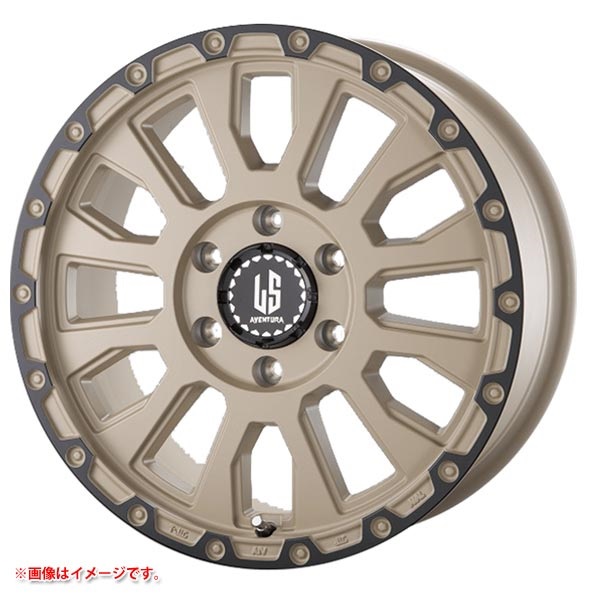 阿部商会 ラ・ストラーダ アヴェンチュラ 8.0-17 ソリットデザートアノダイズドリム SDAR