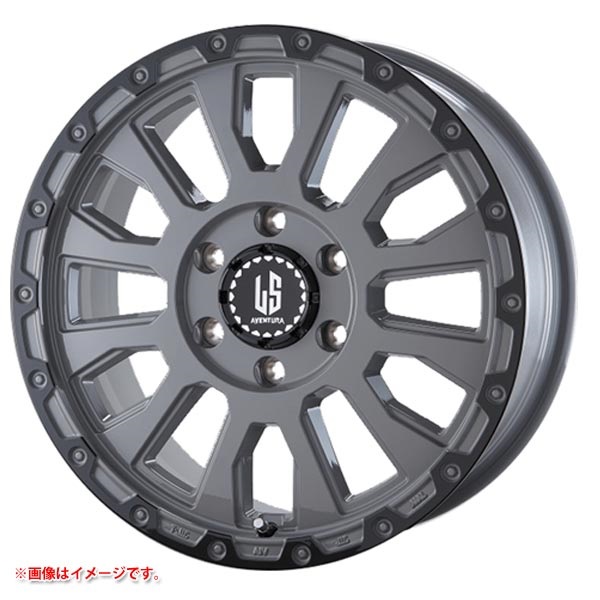 阿部商会 ラ・ストラーダ アヴェンチュラ 6.5-17 ソリッドグレーアノダイズドリム SGAR