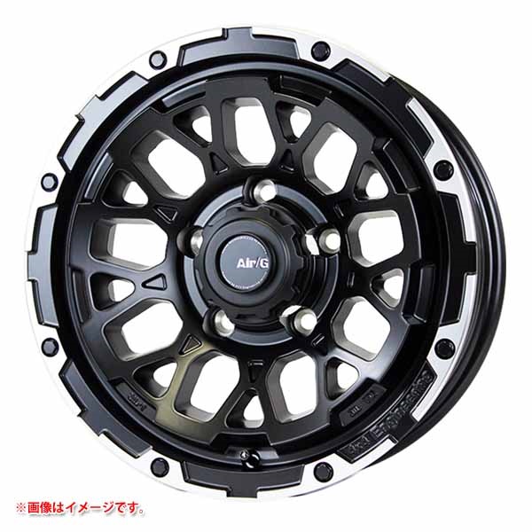 4x4エンジニアリング エアージー ロックス 6.0-16 マットブラックリムDC MBKリムDC