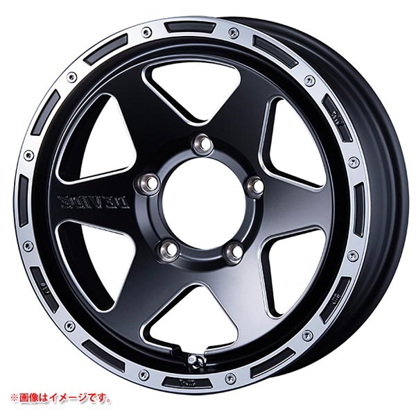 SSR ディバイド TR-6 5.5-16 フラットブラックポリッシュサイドミーリング BKP