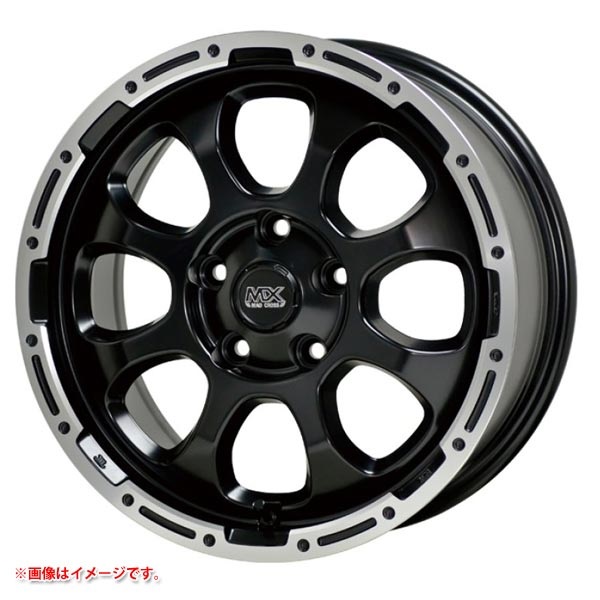 ホットスタッフ マッドクロスグレイス 7.0-17 セミグロスブラックリムポリッシュ GB/P